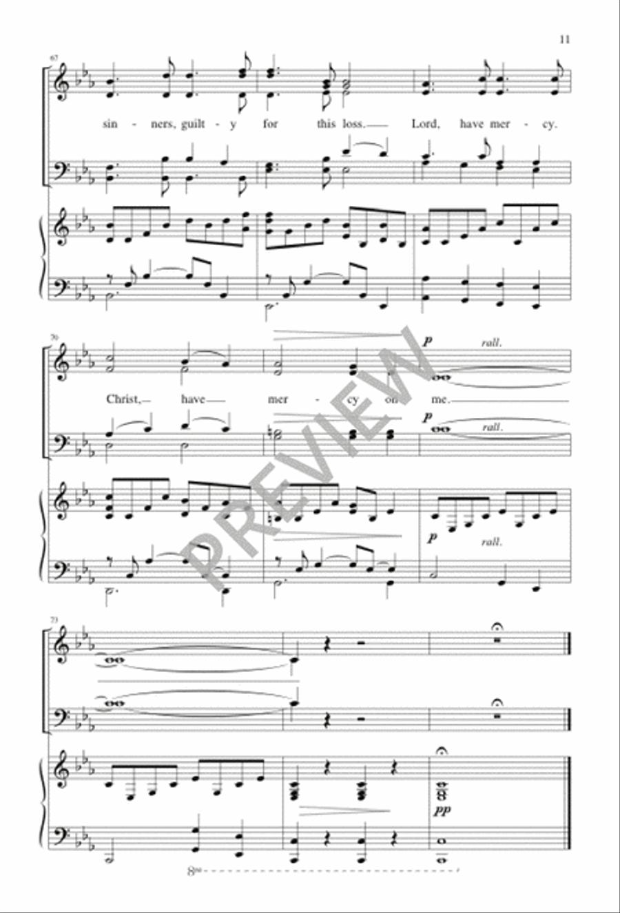 Come, Behold the Lamb Come, Behold the Lamb 4-Part scores gallery preview page 12