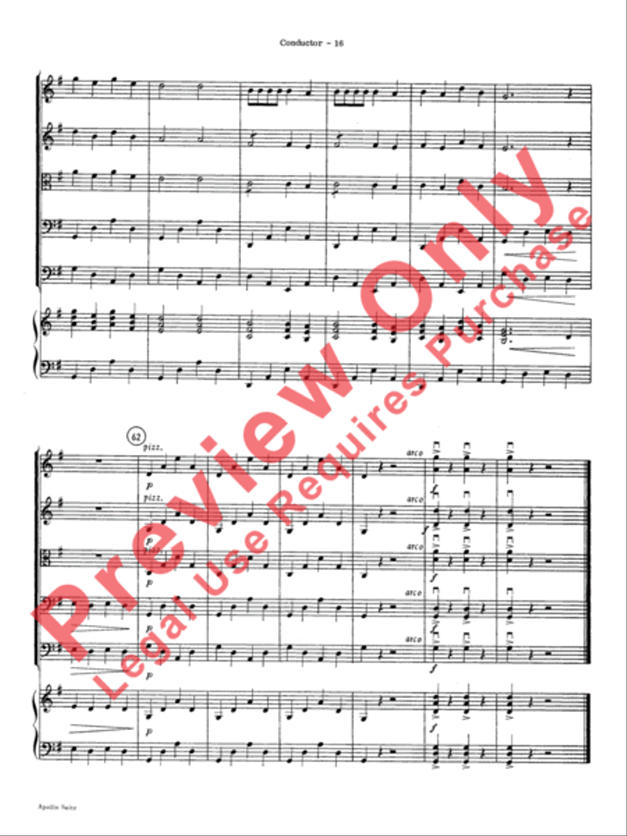The Apollo Suite String Orchestra scores gallery preview page 19