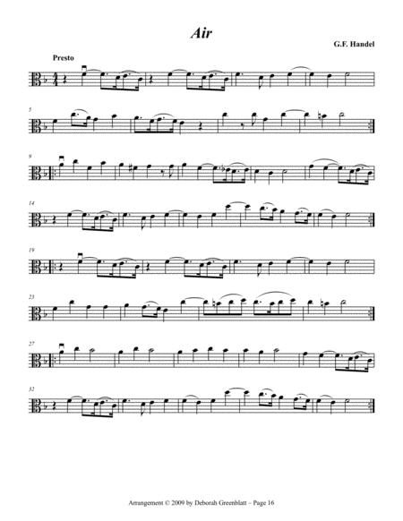Wedding Trios for Strings - Viola B