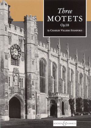 Book cover for Three Motets, Op. 38