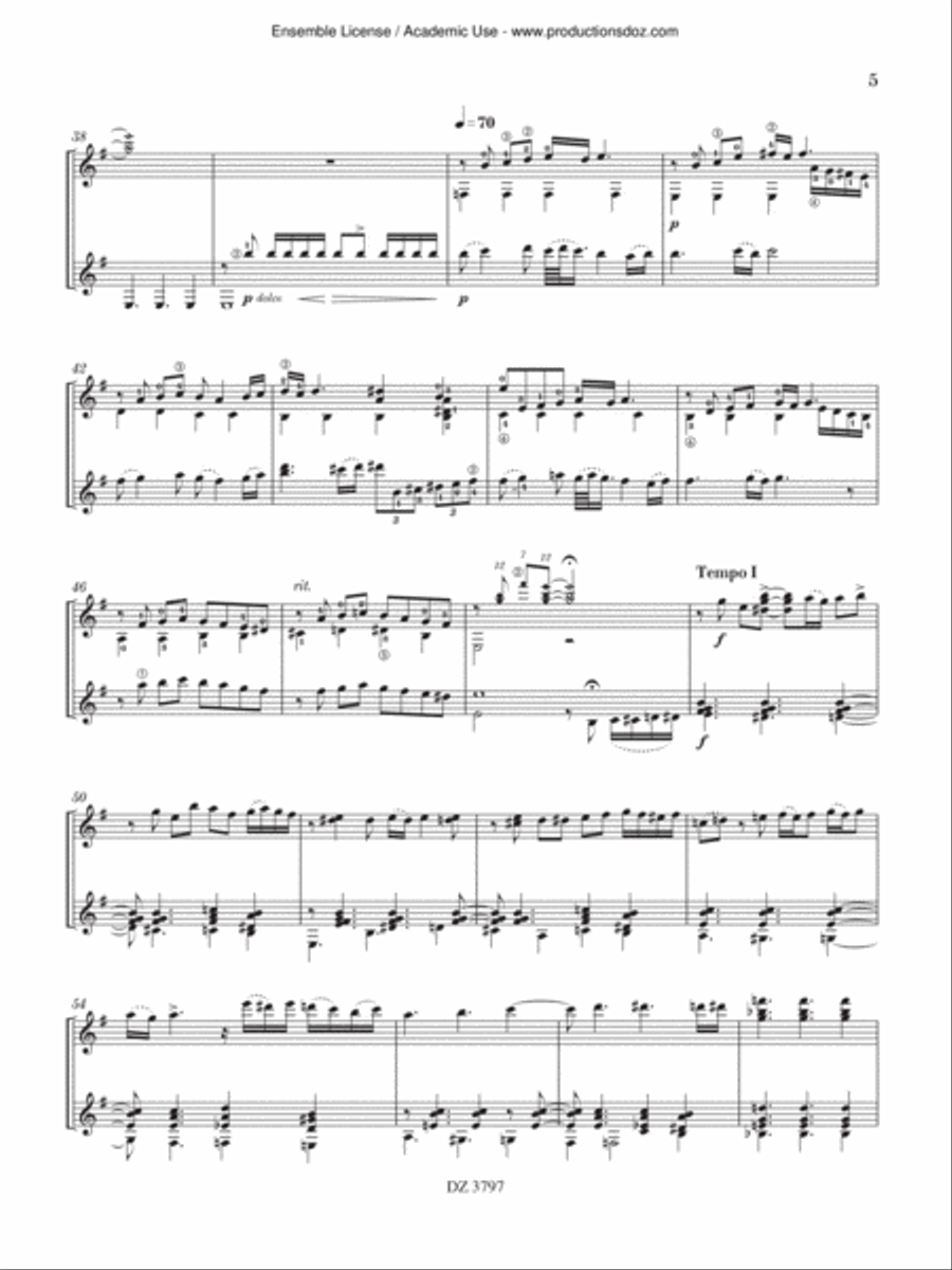 Tres piezas de Buenos Aires Classical Guitar scores gallery preview page 5