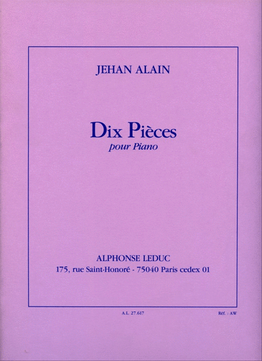 10 Pieces (piano Solo) Piano Solo scores gallery preview page 1