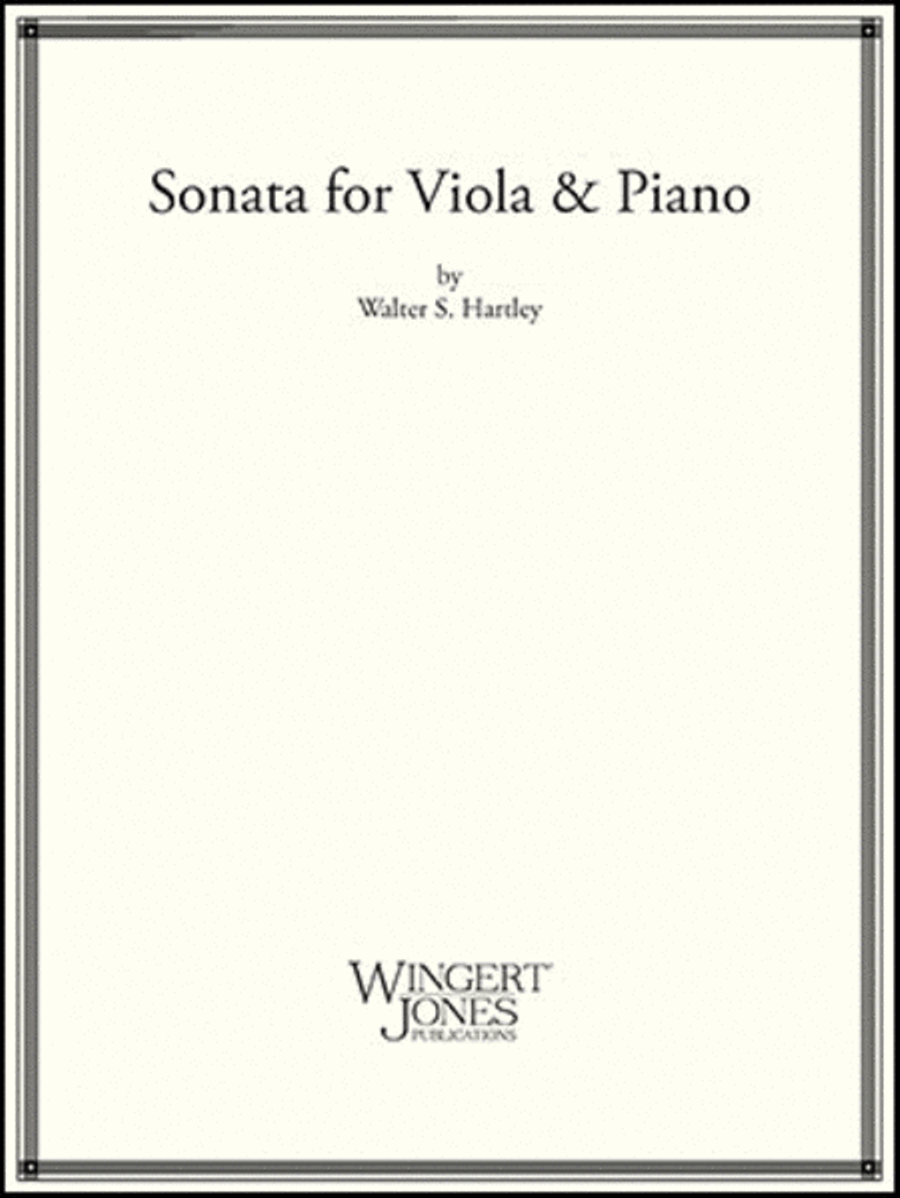 Sonata For Viola and Piano Piano Accompaniment scores gallery preview page 1