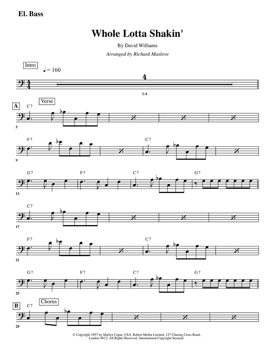Whole Lotta Shakin' Goin' On Whole Lotta Shakin' Goin' On Large Ensemble scores gallery preview page 5