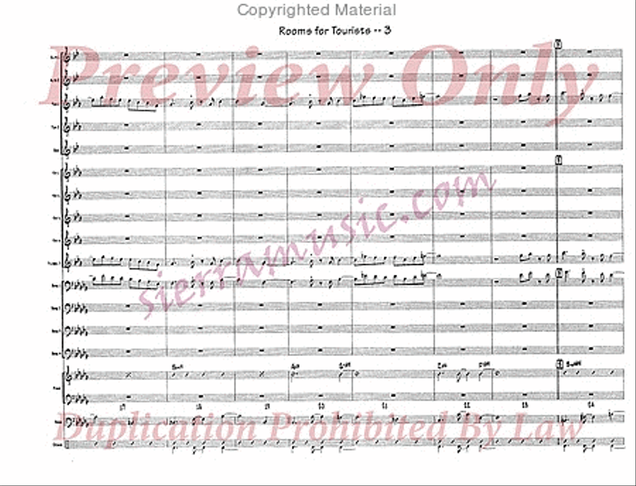 Rooms For Tourists Rooms For Tourists Jazz Ensemble scores gallery preview page 4