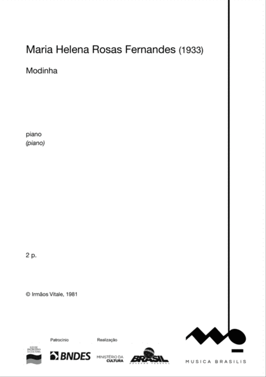 Modinha Piano Solo scores gallery preview page 2