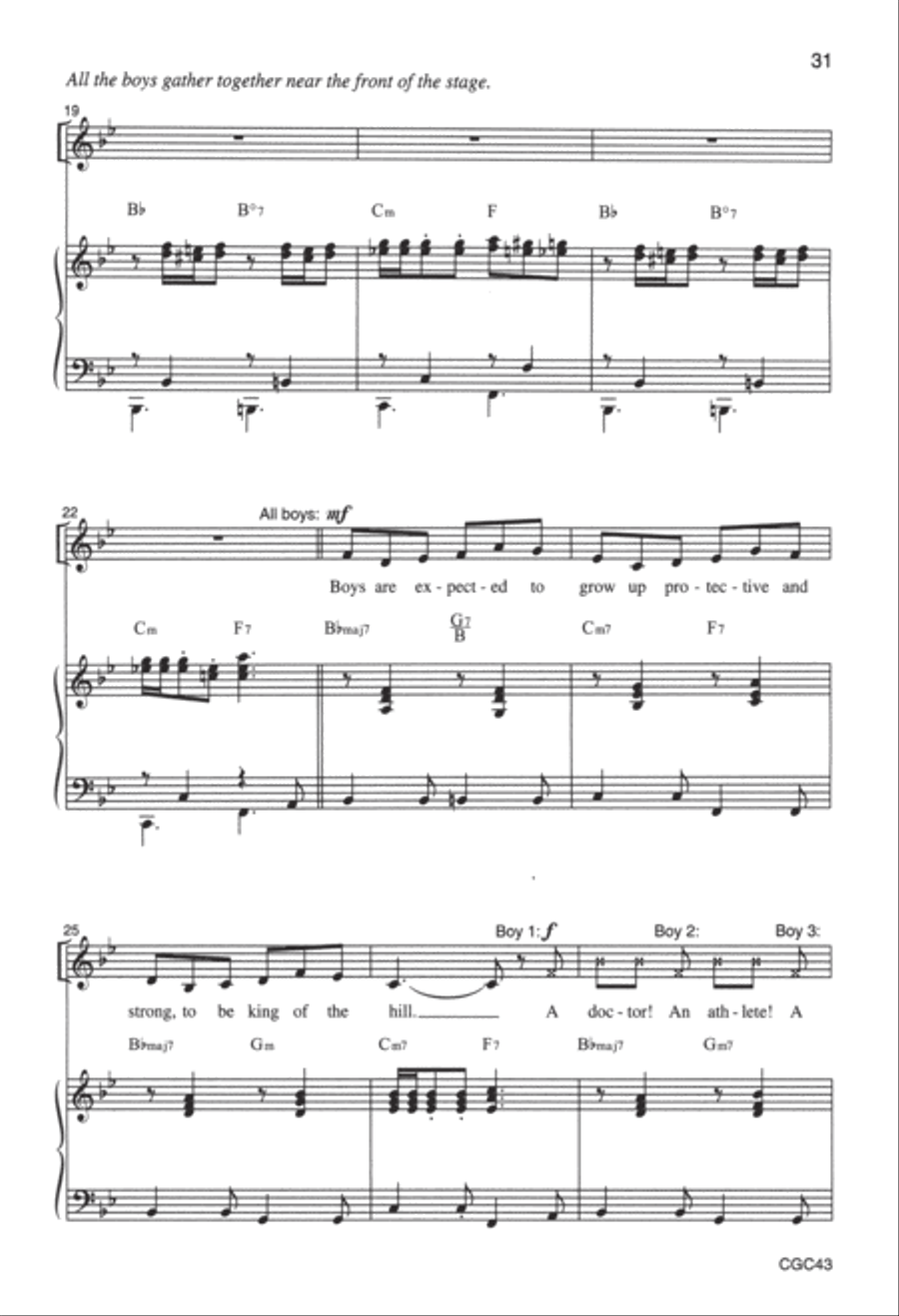 All God's Children (Score) Unison Choir scores gallery preview page 13