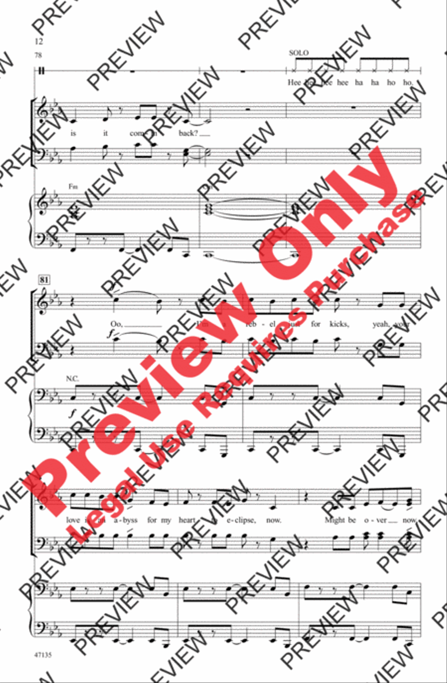 Feel It Still Feel It Still 4-Part scores gallery preview page 12