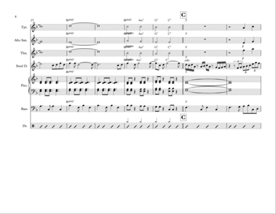Let's Stay Together Brass Ensemble scores gallery preview page 4