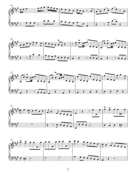 Allegro (Harpsichord Sonata In A Major)