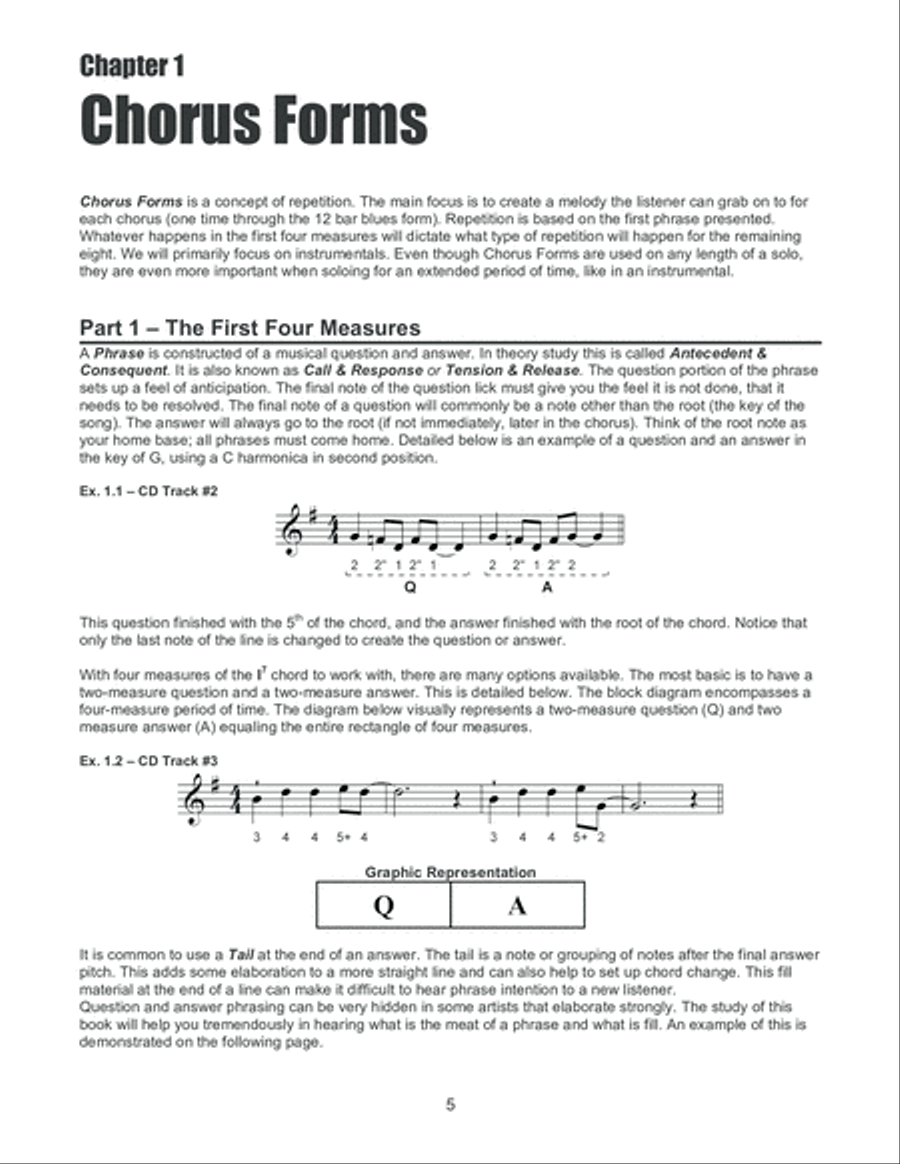 Improvising Blues Harmonica Harmonica scores gallery preview page 6