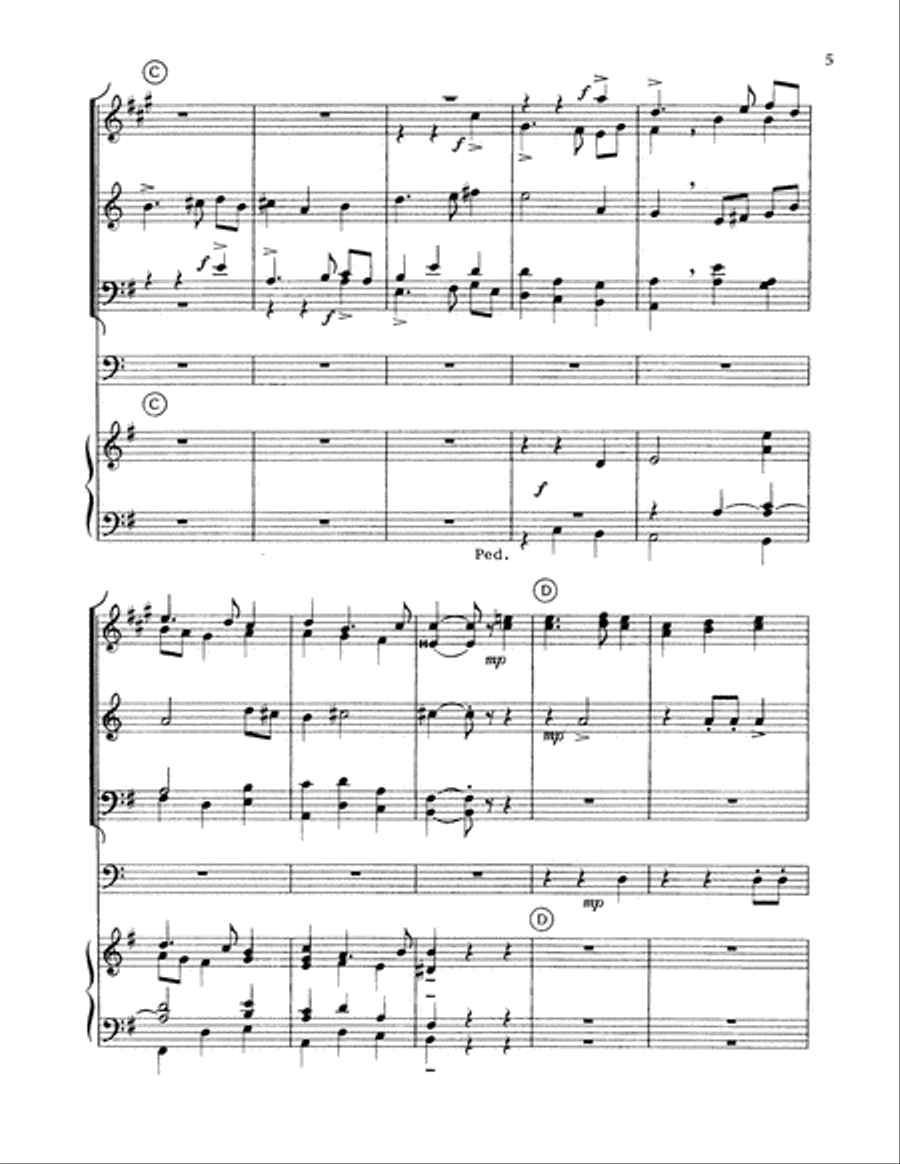 Variset on 'Kremser' Brass Ensemble scores gallery preview page 5