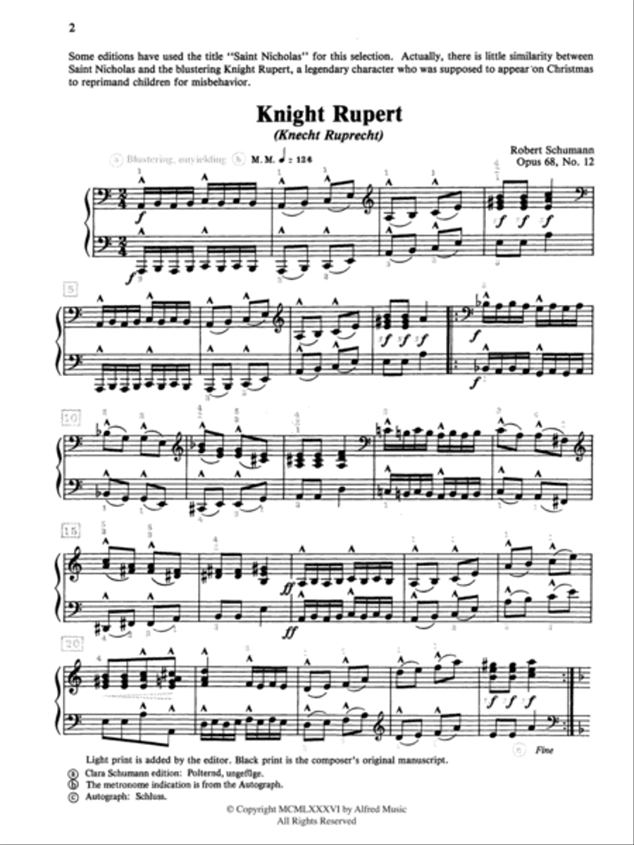 Knight Rupert, Op. 68, No. 12