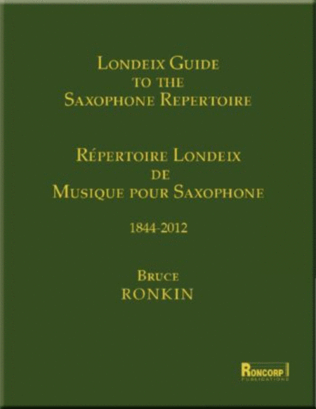Le Repertoire Pour Saxophone