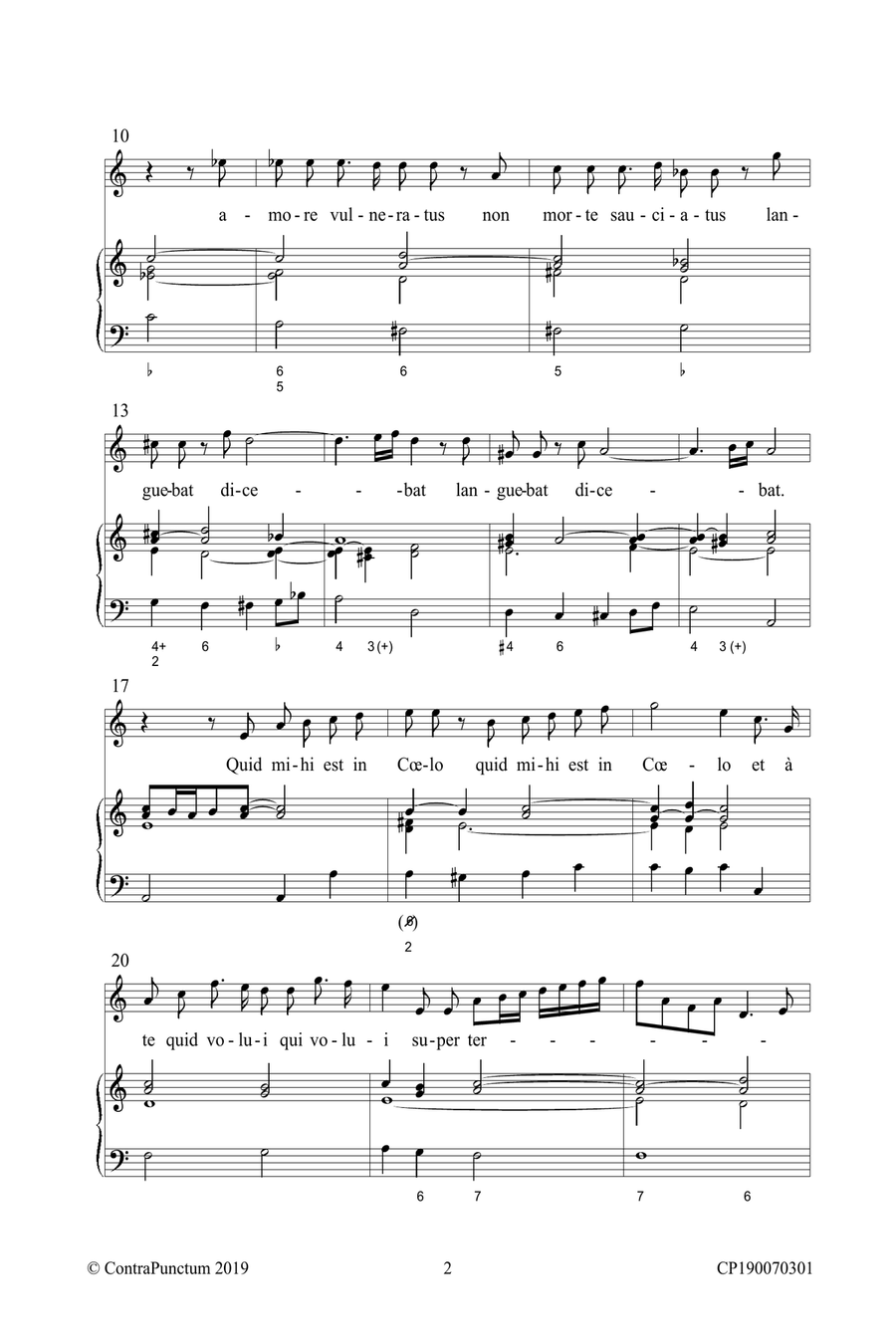 Gratiani, Bonifatio: Il Terzo Libro de Motetti à Voce Sola, Roma 1658 Small Ensemble scores gallery preview page 6