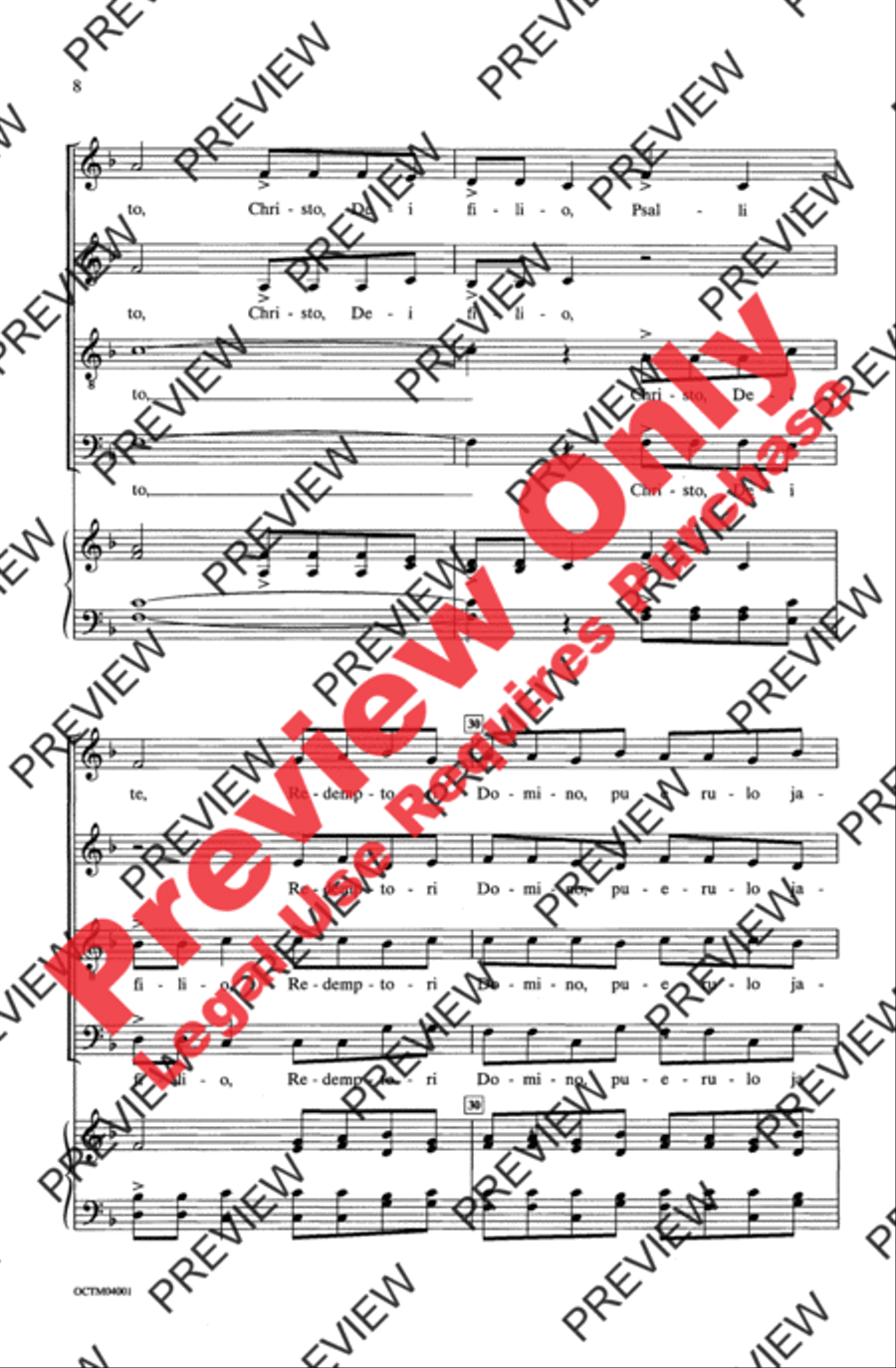 Psallite 4-Part scores gallery preview page 8