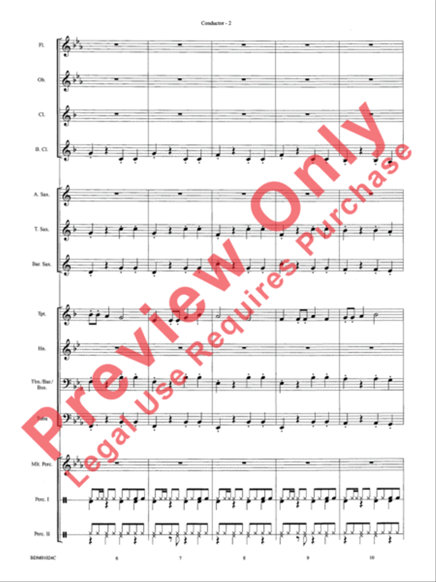 Caribbean Delight Concert Band scores gallery preview page 5