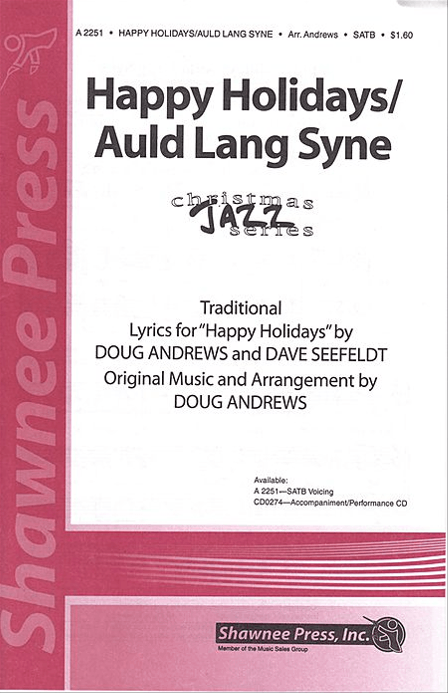 Happy Holidays/Auld Lang Syne 4-Part scores gallery preview page 1