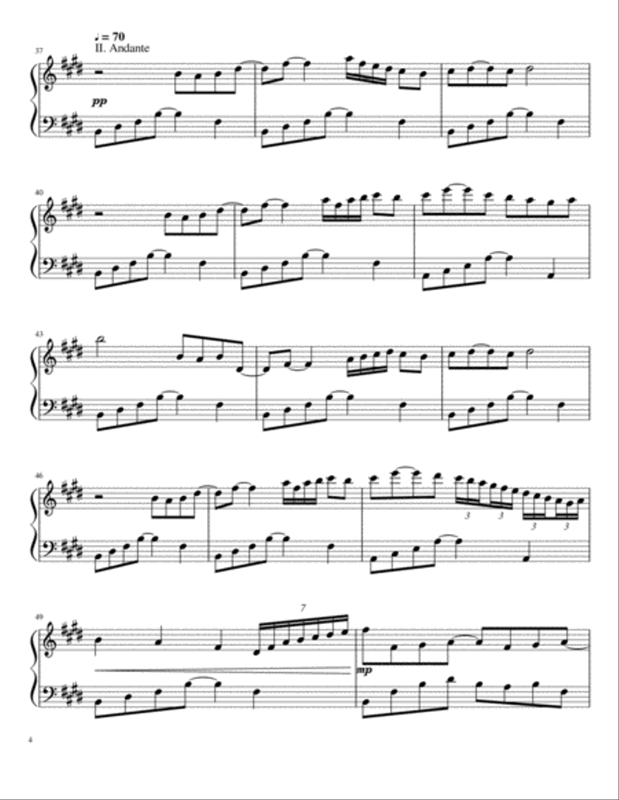 Four Preludes Four Preludes Piano Solo scores gallery preview page 4
