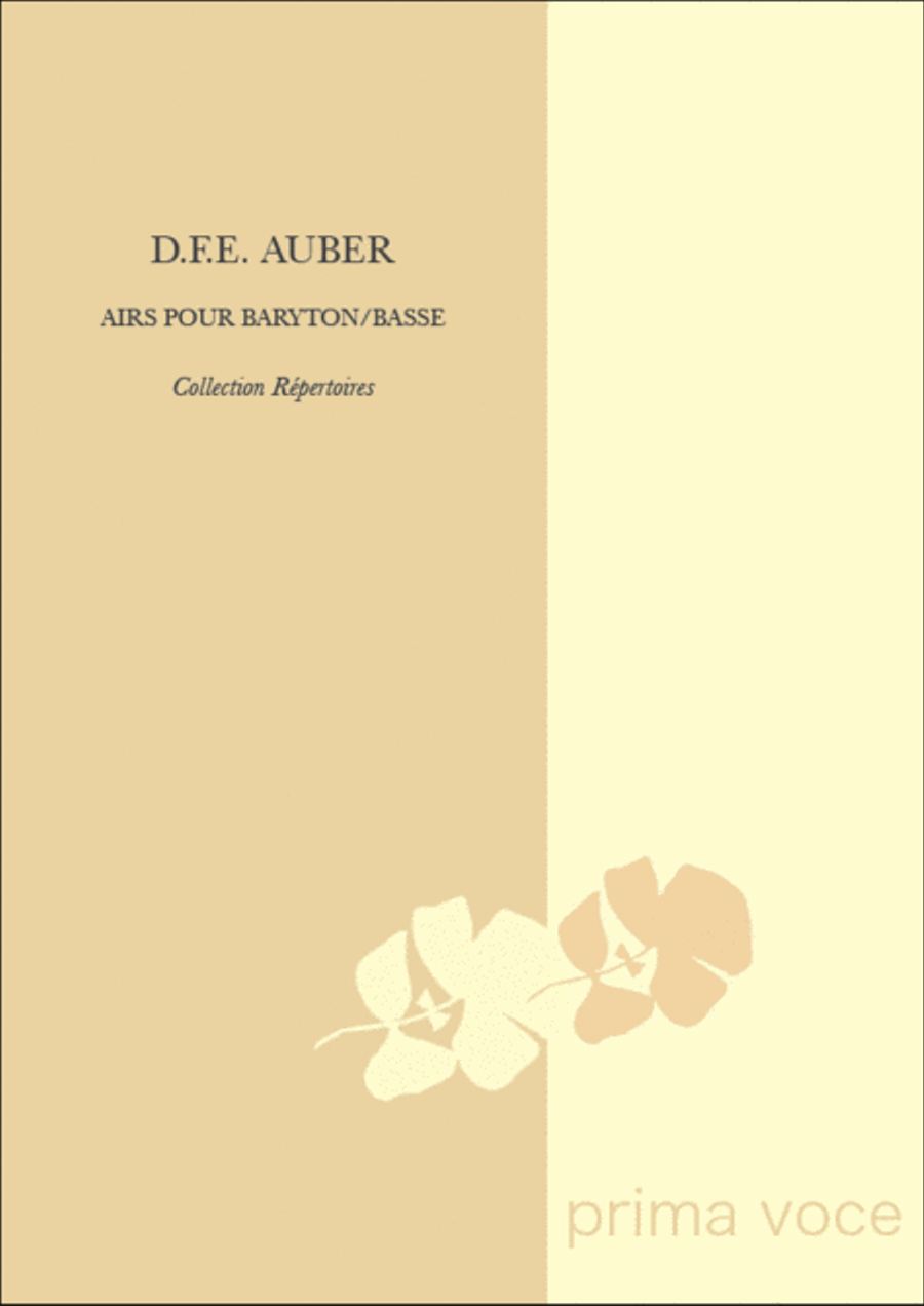 Decouverte - Airs pour Baryton/Basse Baritone Voice scores gallery preview page 1