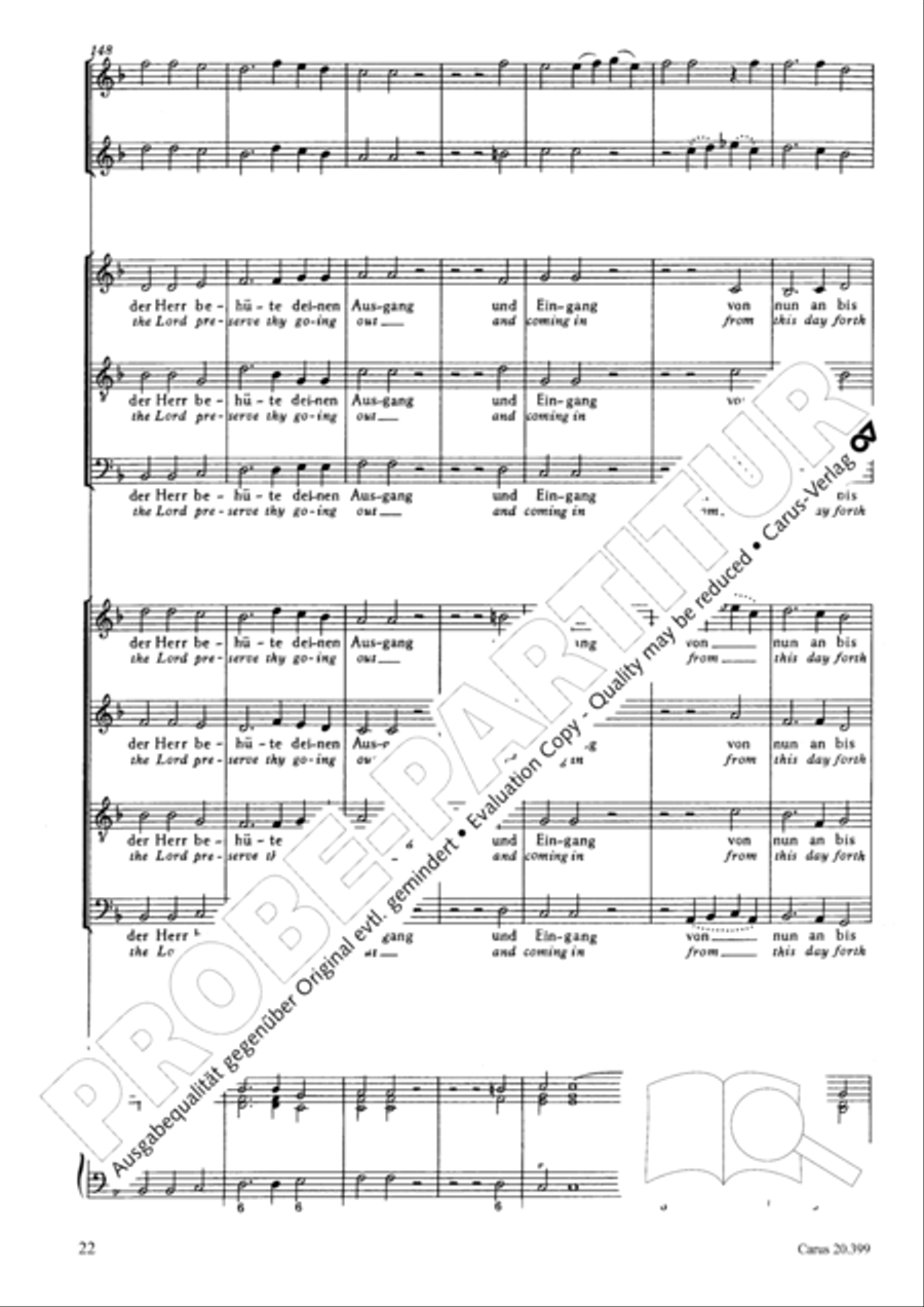I lift up mine eyes (Ich hebe meine Augen auf zu den Bergen) ATB scores gallery preview page 23