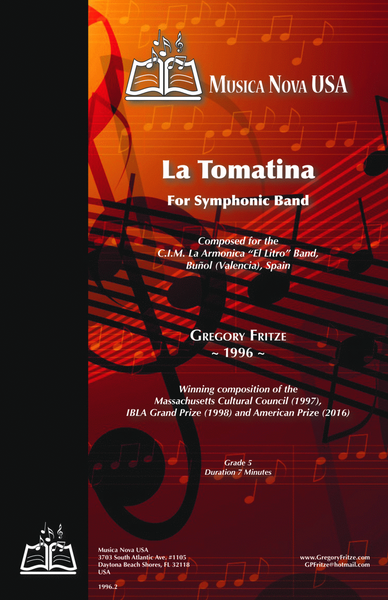 La Tomatina for Symphonic Band image number null