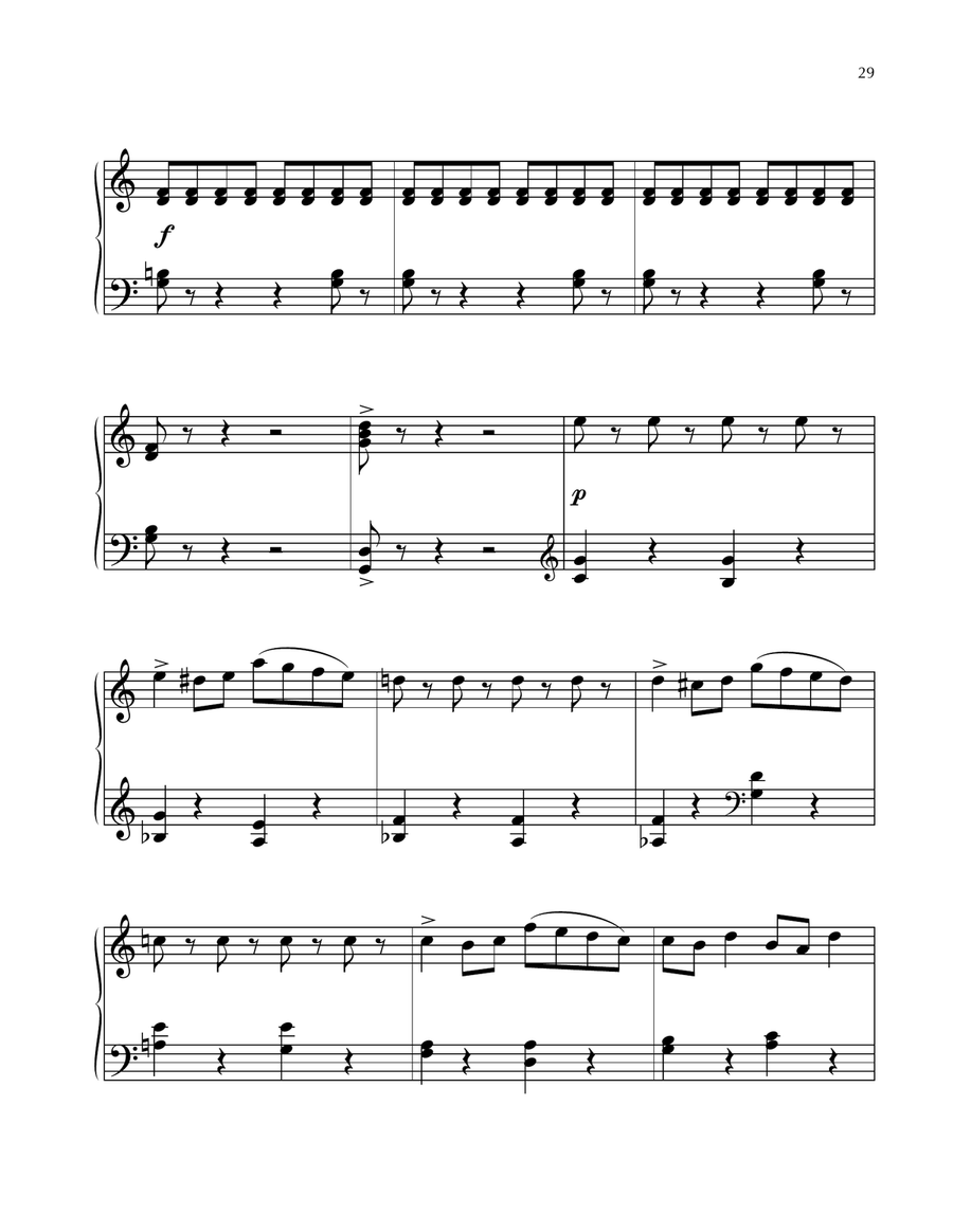 Carnival Of The Animals (from Fantasia 2000) Voice scores gallery preview page 3