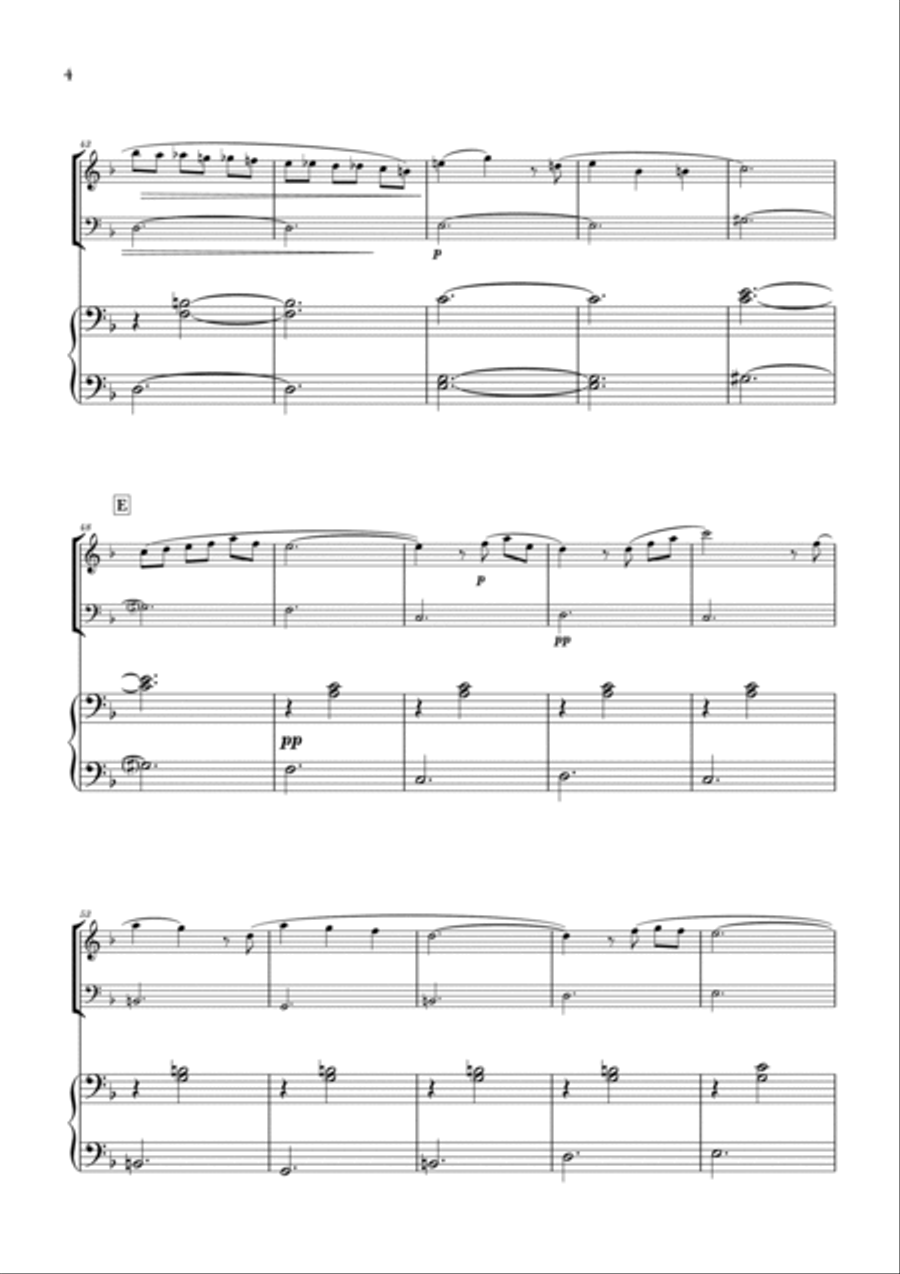Married Life Piano Trio scores gallery preview page 4