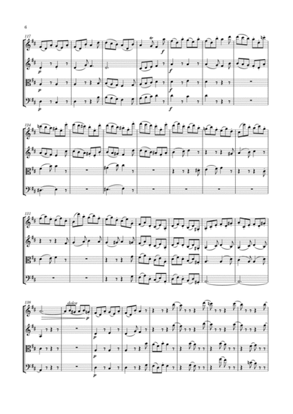Haydn - String Quartet in D major, Hob.III:30 ; Op.17 No.6