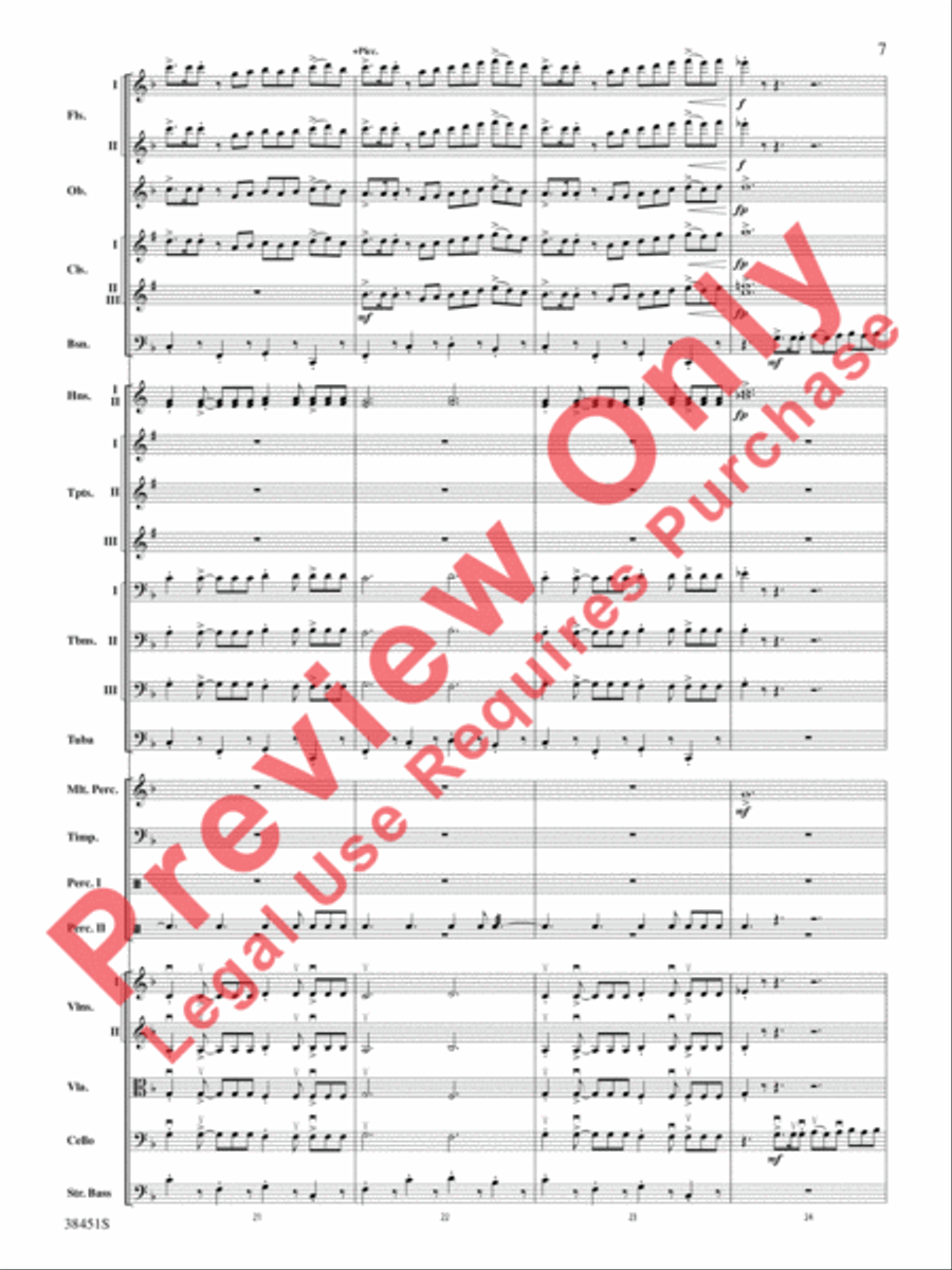 Resurgences Full Orchestra scores gallery preview page 8
