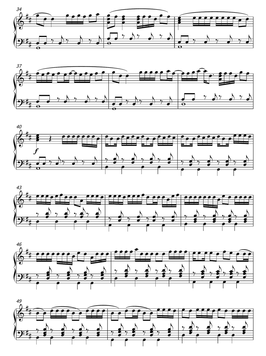 Despacito Piano Solo scores gallery preview page 3