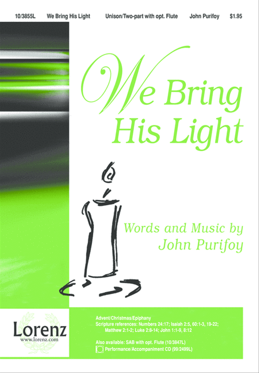 We Bring His Light Unison Choir scores gallery preview page 2