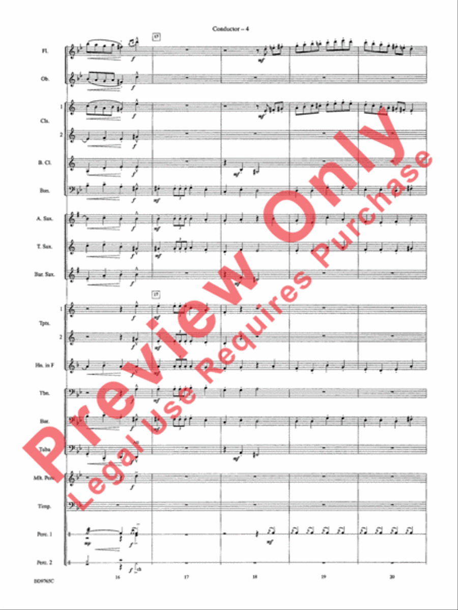 March from The Nutcracker Concert Band scores gallery preview page 7