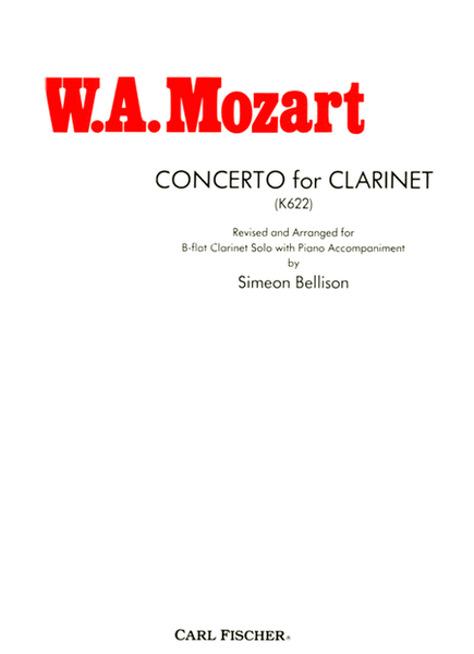 Concerto for Clarinet, K. 622