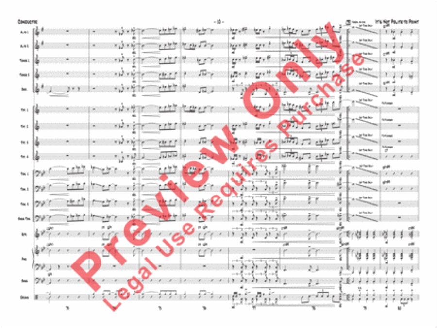 It's Not Polite to Point Jazz Ensemble scores gallery preview page 13