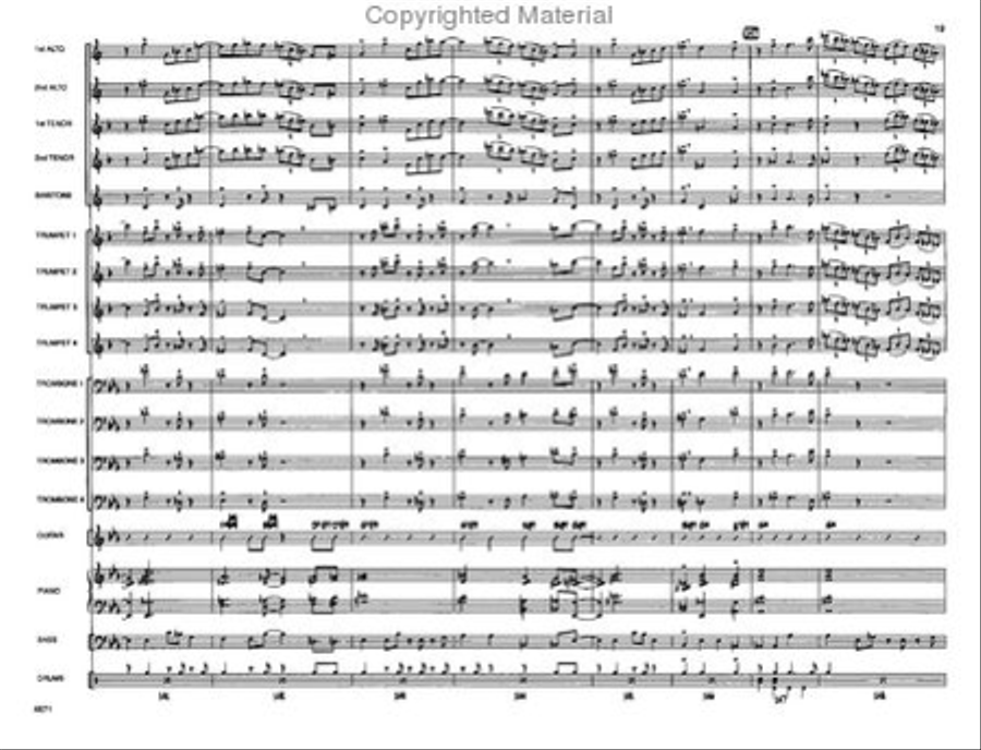 Big Al's Boogie Jazz Ensemble scores gallery preview page 19