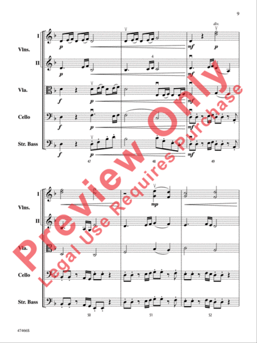 Ante Meridian String Orchestra scores gallery preview page 10