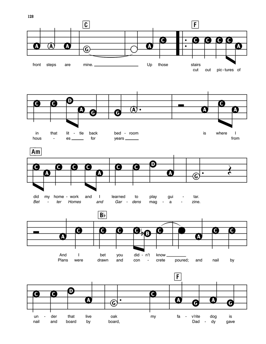 The House That Built Me The House That Built Me Electronic Keyboard scores gallery preview page 2
