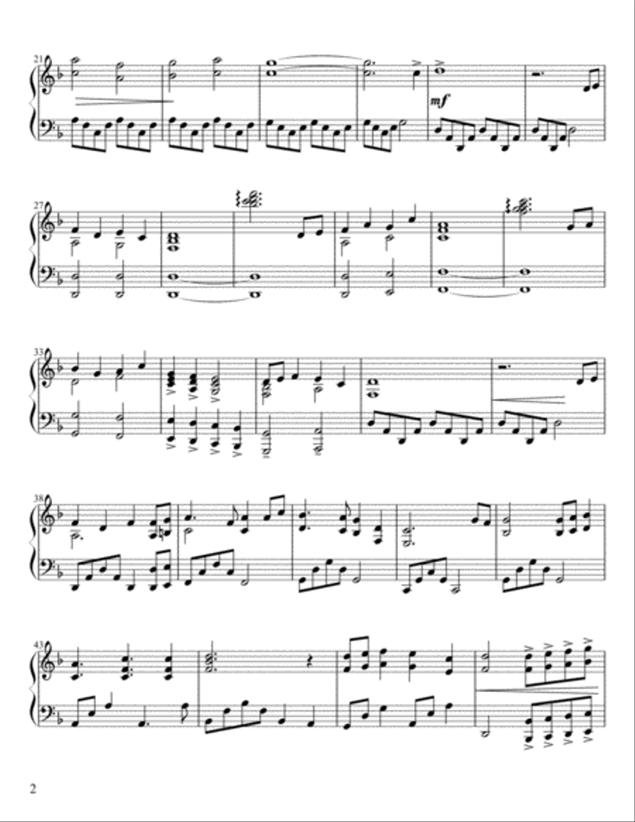 The Journey Begins Piano Solo scores gallery preview page 2