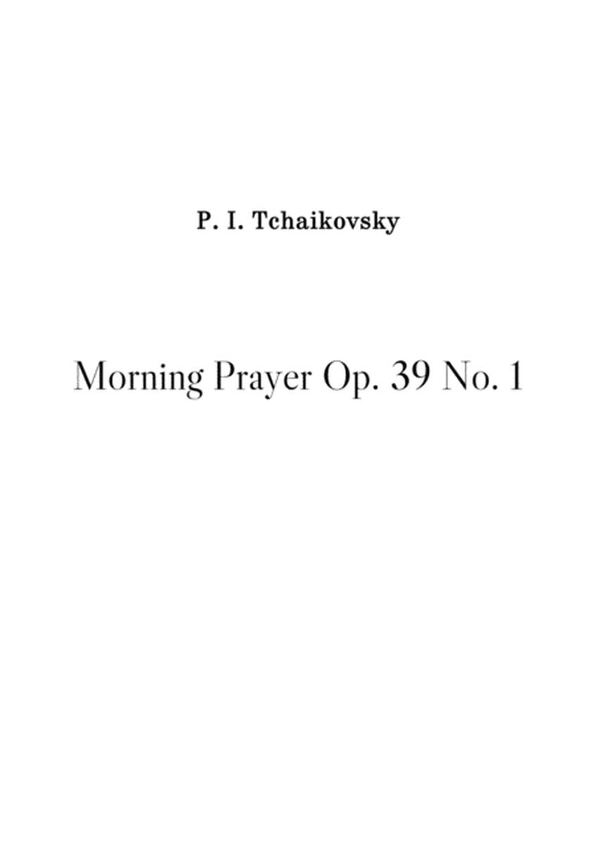 Morning Prayer Op. 39 No. 1 - Tchaikovsky image number null