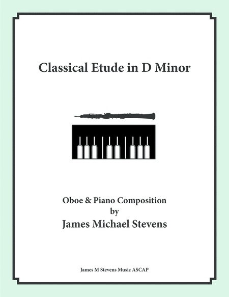 Classical Etude in D Minor - Oboe & Piano image number null