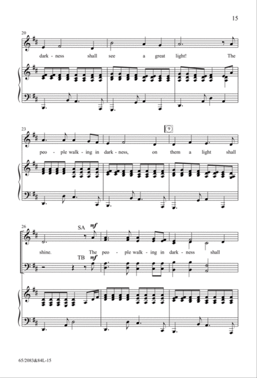 Sing Joy to All the World! - SATB Score with Performance CD 4-Part scores gallery preview page 6