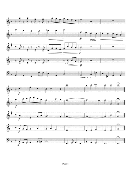 woodwind quintet wedding music - Austrian Hymn image number null