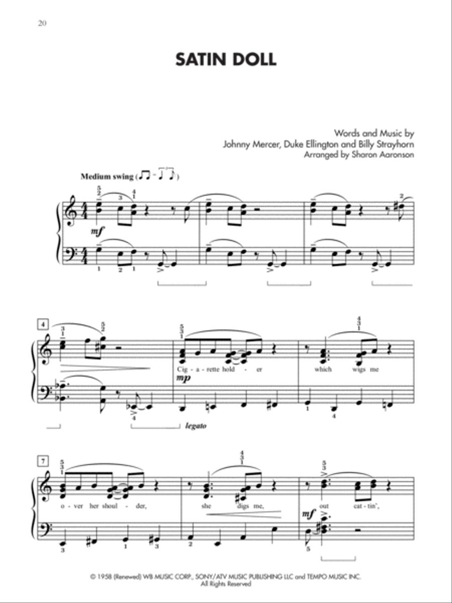 Jazz Standards for Students, Book 3 Piano Method scores gallery preview page 4