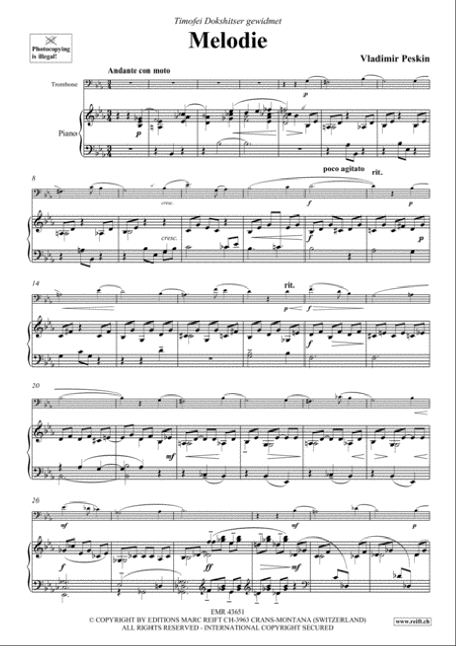 Melodie Piano Accompaniment scores gallery preview page 4