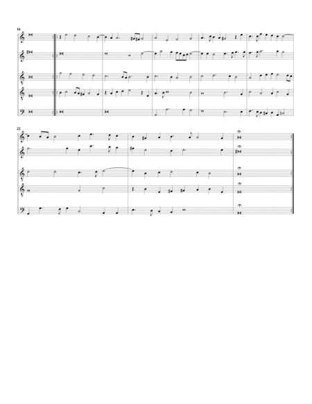 Lachrimae coactae (5, 1604) (arrangement for 5 recorders)