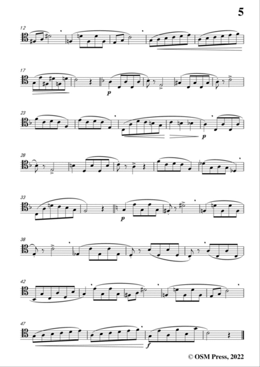 Lavignac-Solfege des solfeges,Volum 3E No.11-20,for Voice Medium Voice scores gallery preview page 5