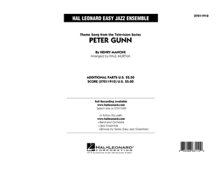 Book cover for Peter Gunn - Full Score