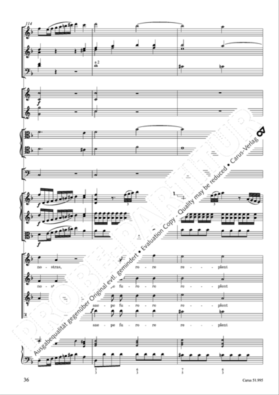 Insanae et vanae curae 4-Part scores gallery preview page 37