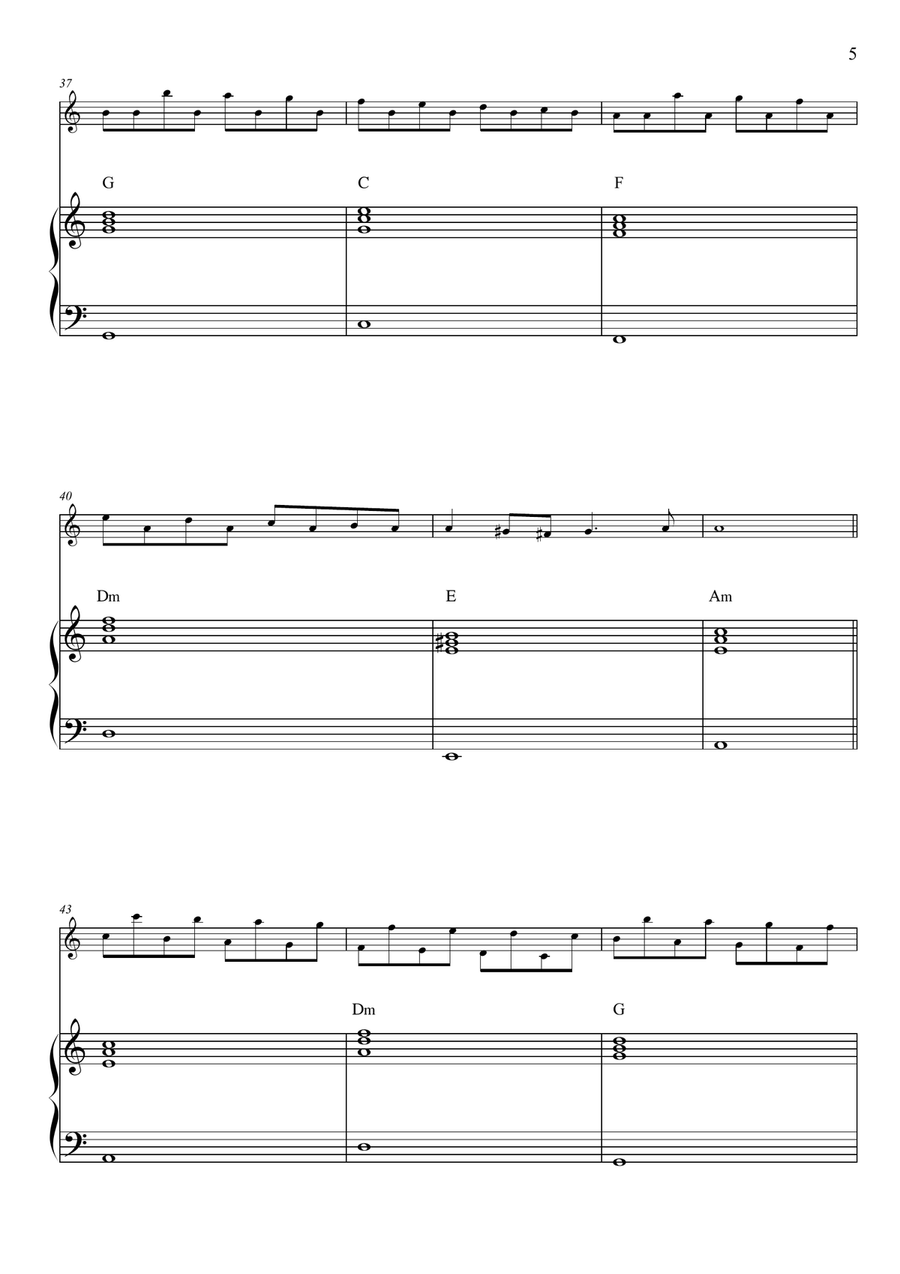 Passacaglia - Handel / Halvorsen Flute scores gallery preview page 5